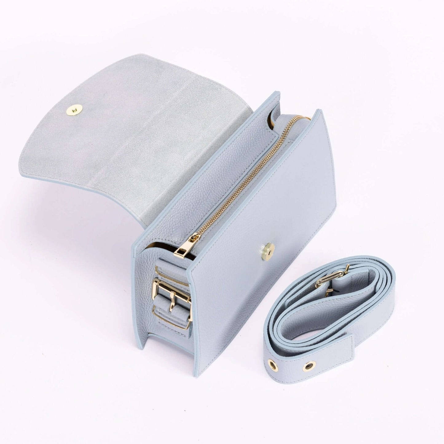 Stefani Italian Leather Crossbody Bag - Dally Italian Leather Fashion