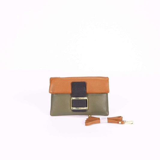 Petra Wristlet and Crossbody Bag - Dally Italian Leather Fashion