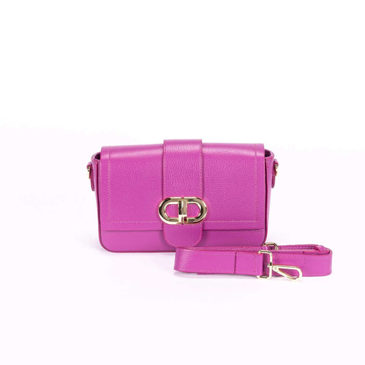 Santa Leather Crossbody Handbag - Dally Italian Leather Fashion
