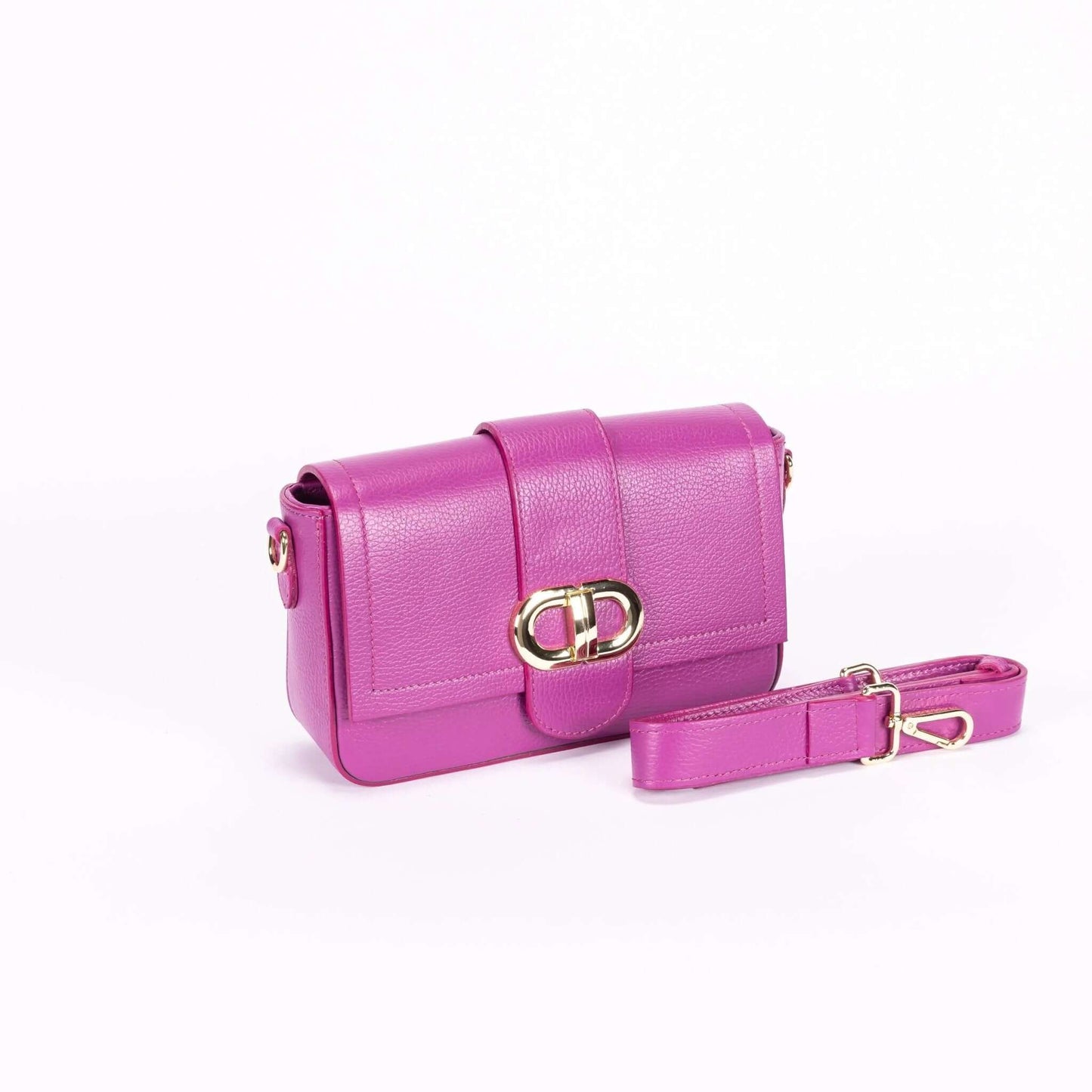 Santa Leather Crossbody Handbag - Dally Italian Leather Fashion