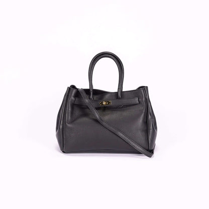 Vichy Italian Leather Tote - Dally Italian Leather Fashion