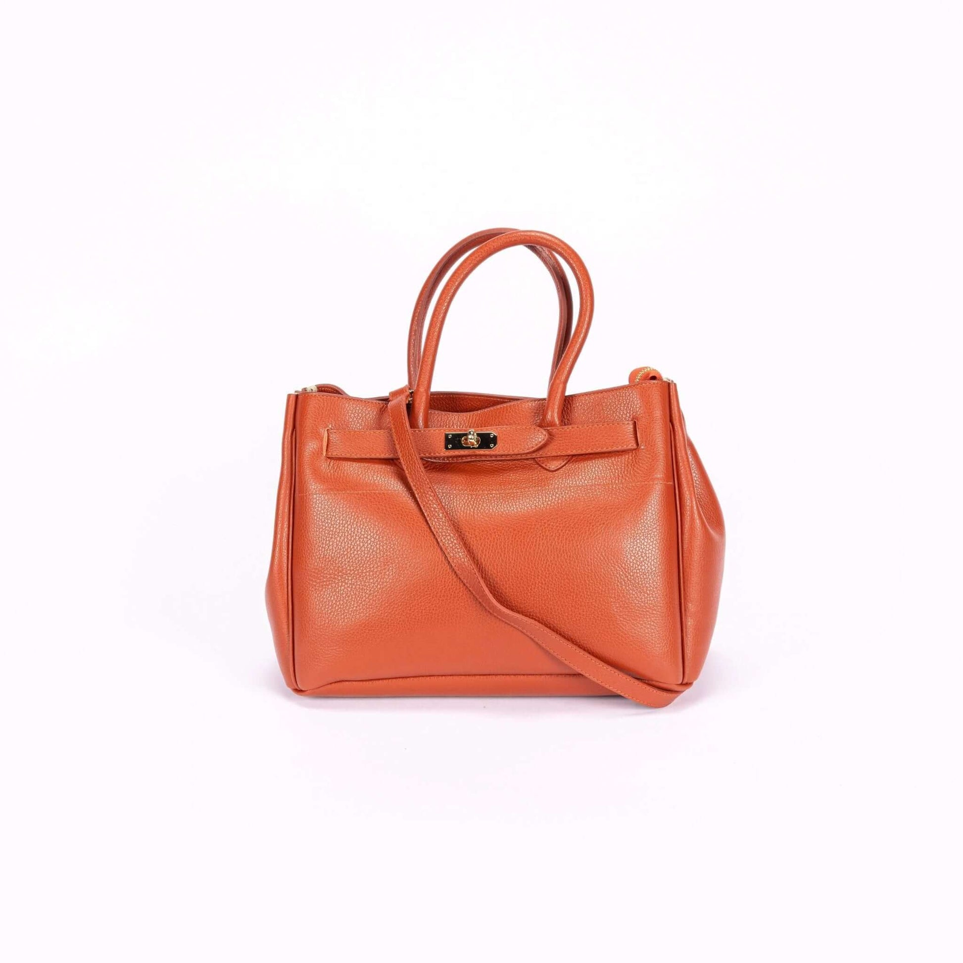 Vichy Italian Leather Tote - Dally Italian Leather Fashion