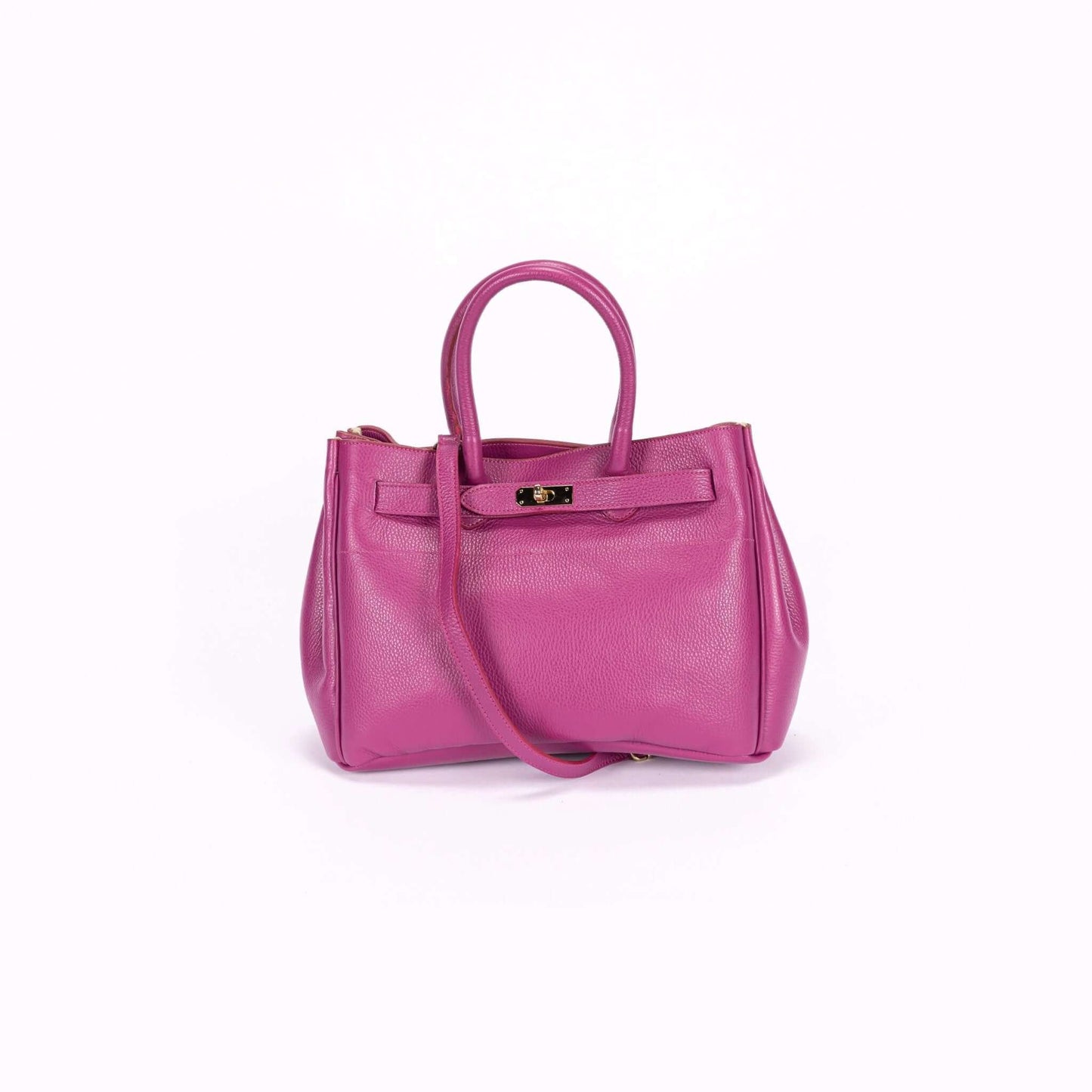 Vichy Italian Leather Tote - Dally Italian Leather Fashion