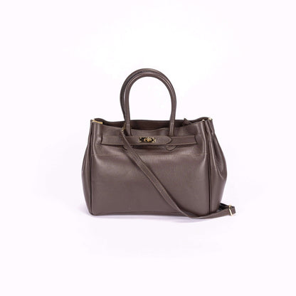 Vichy Italian Leather Tote - Dally Italian Leather Fashion