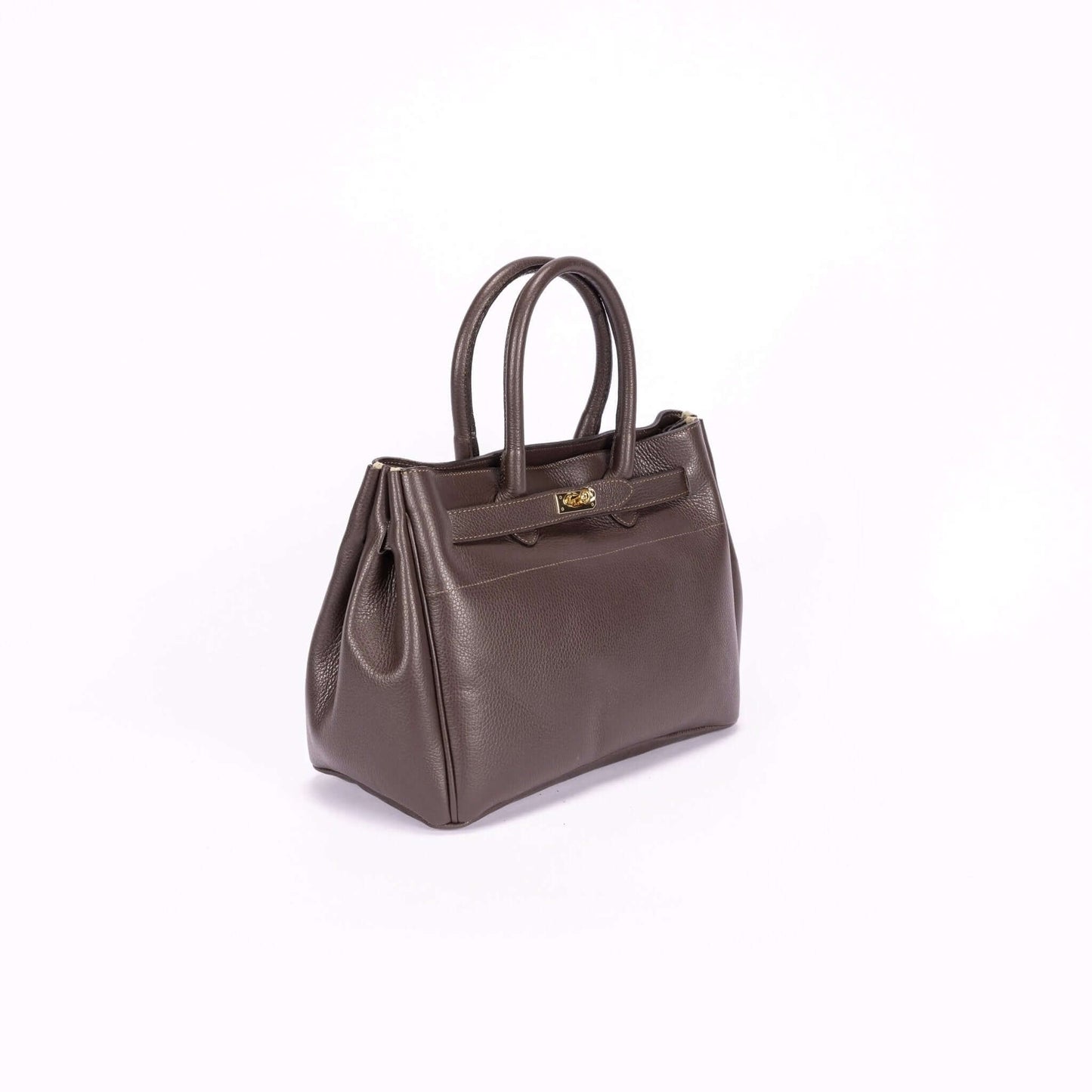 Vichy Italian Leather Tote - Dally Italian Leather Fashion